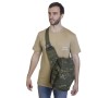  Практичная многоцелевая военная сумка через плечо  (камуфляж " цифра") 